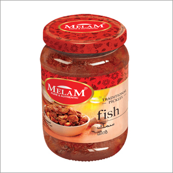 Fish Pickle - 250g Glass Jar, Spicy Flavor with Fish, Spices & Oil for Hemoglobin Support