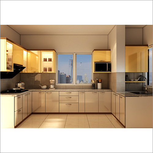 Modular Kitchen Cabinet - Color: As Per Client Choice