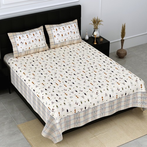 Hand Block Printed Bed Sheet