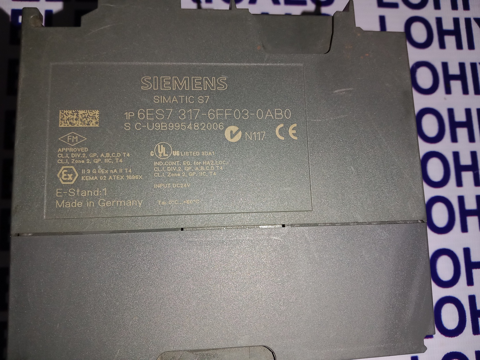 Siemens Cpu Module 6es7 317-6ff03-0ab0