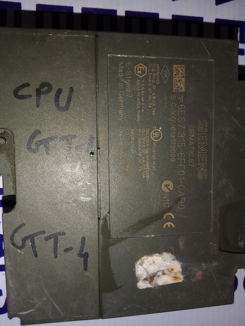 Siemens Cpu Module 6es7 315-6ff01-0ab0
