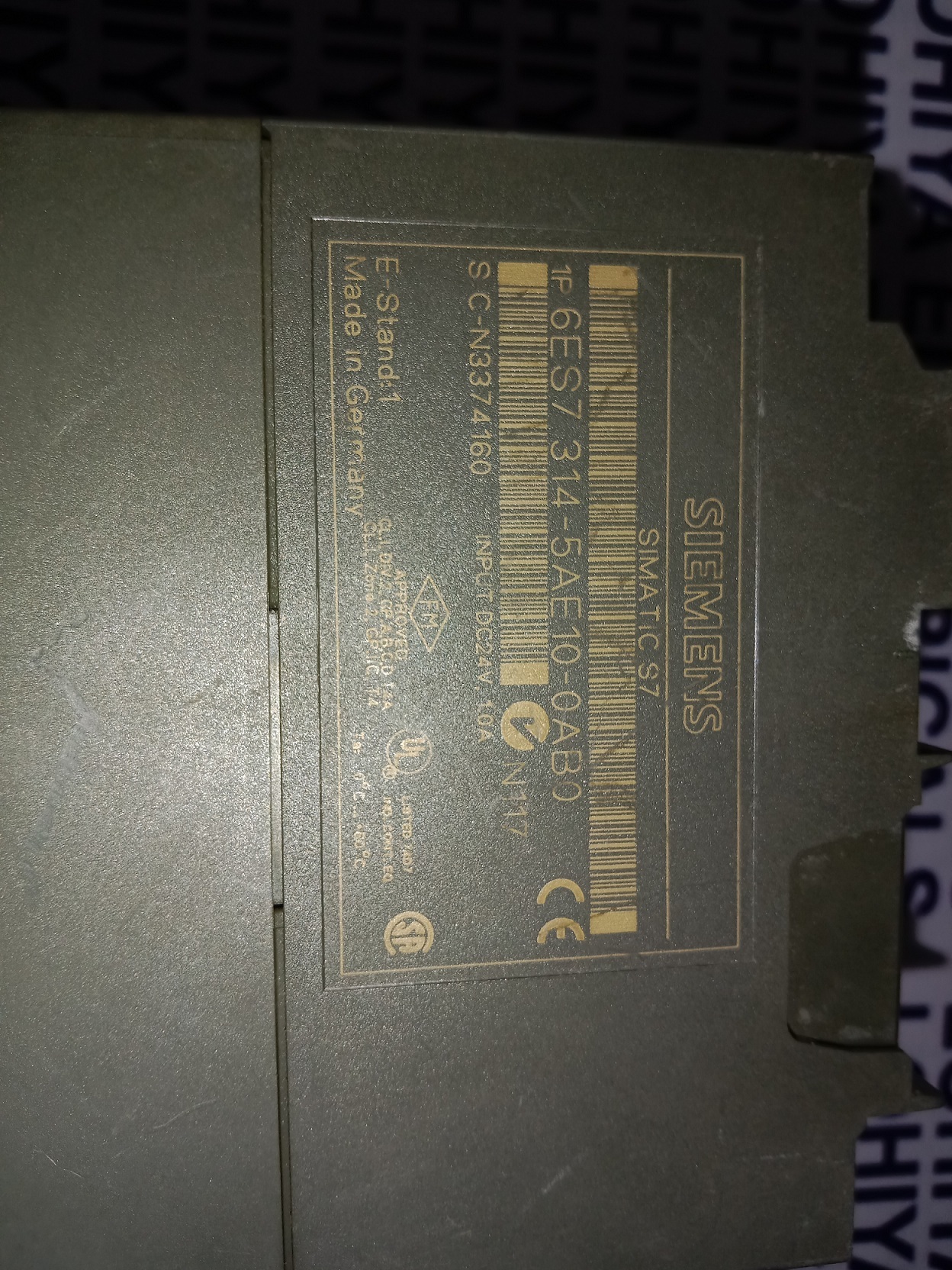 Siemens Cpu Module 6es7 314-5ae10-0ab0