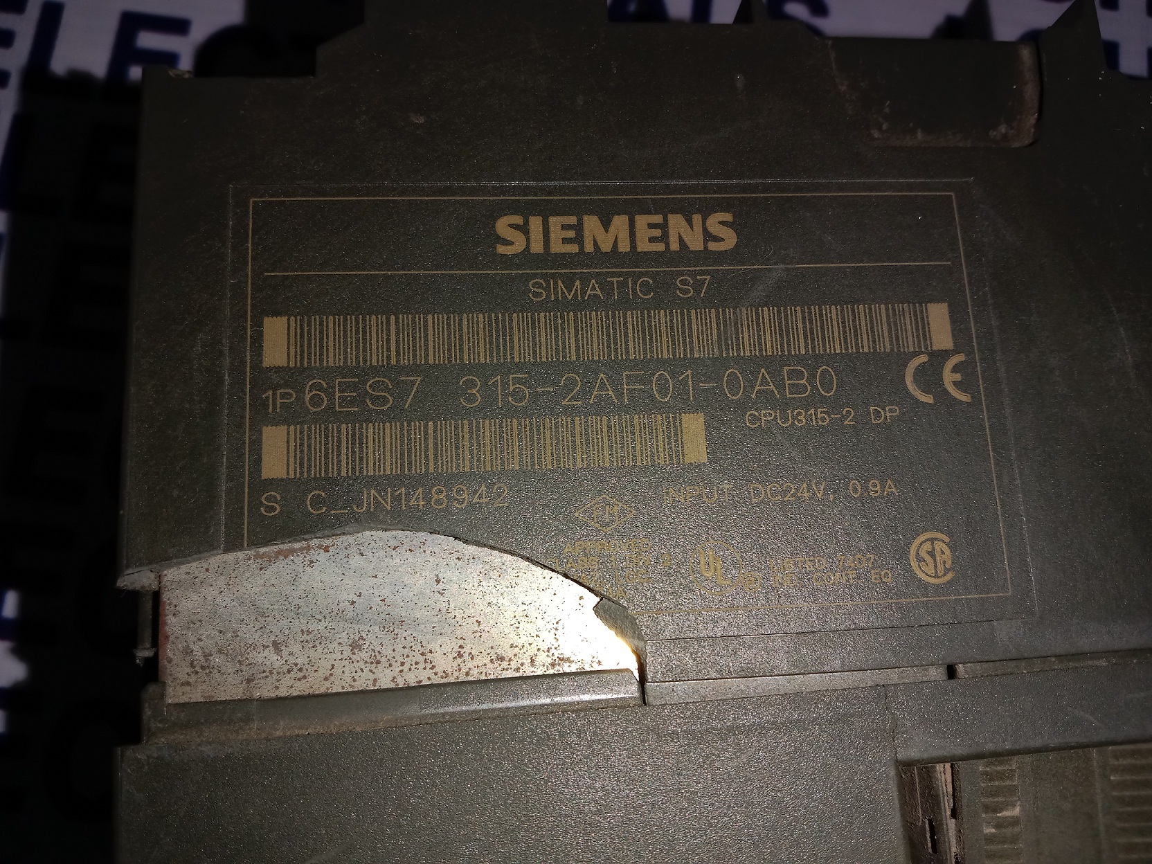 Siemens Cpu Module 6es7 315-2af01-0ab0