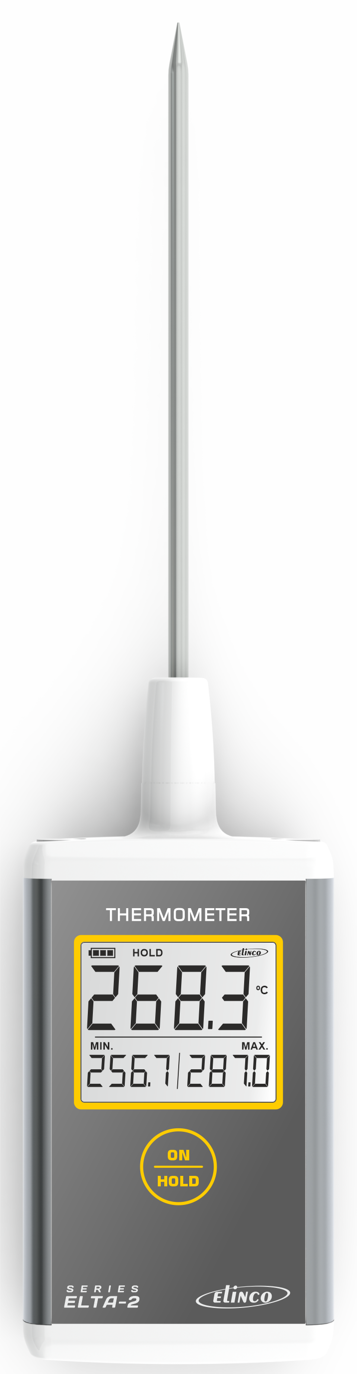 Temperature Thermometer With Min/max Elta -2 Temperature Range: -50 To +200 Degree C (-200 To +400 Degree C - Custom Made) Celsius (Oc)