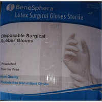 ब्लू स्टेराइल लेटेक्स सर्जिकल दस्ताने