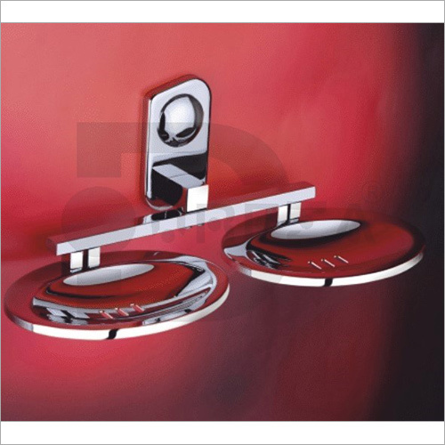 Double Soap Dish - Premium Quality Glossy Acrylic | Superior Performance, Elegant Design, Easy to Clean