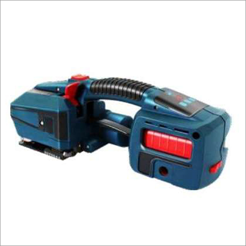 Battery Powered Strapping Tool - Plastic & Metal, 12.5" x 5.5" x 4.5", 5.5 lbs | Lithium-ion Battery 2000mAh, 1/2" Strapping Width, High Efficiency