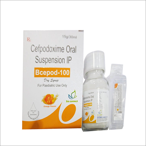 Cefpodoxime Oral Suspension IP - Pediatric Antibiotic Liquid, Safe for Children with Sterile Water, Tested for Optimum Results
