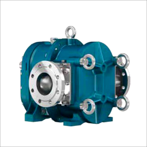 Blueline Rotary Lobe Pump - Metal, Standard Size, Blue | High-Pressure Capability, Sanitary Application, CIP & SIP Cleaning