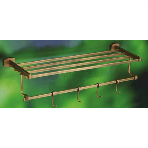 Browne Towel Rack - Brass, 24 Inches, Chrome Polished Finish | Premium Design, Superior Quality & Performance