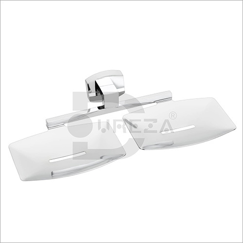 Double Soap Dish - Premium Ceramic Material, Sleek Modern Design | Superior Quality & Performance, Elegant Finish