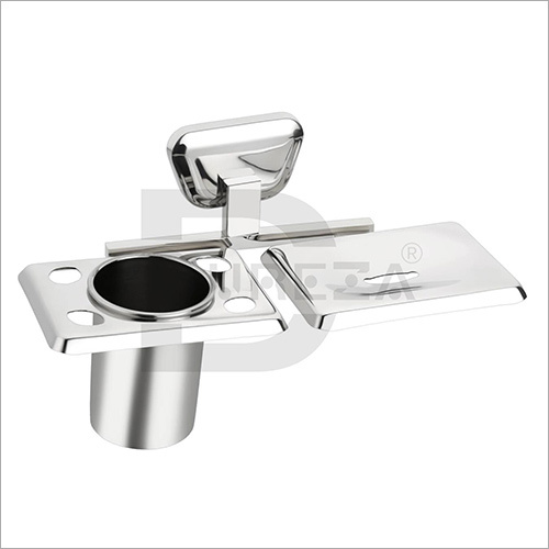 Soap Dish With Tumbler Holder - Premium Ceramic Material, Elegant Design | Superior Quality & Performance