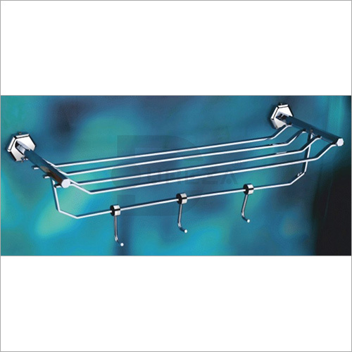 Hexa Towel Rack - Stainless Steel 304 | 24-Inch Size, Chrome Polished Finish, ISO 9001:2015 Certified, Premium Design, Superior Quality & Performance