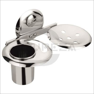 Soap Dish With Tumbler Holder - Premium Ceramic Material | Superior Quality, Elegant Design, Optimal Performance