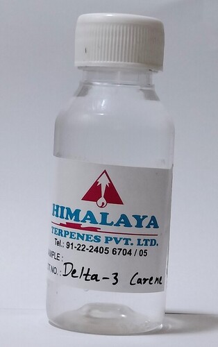 Delta-3 Carene Acid Value: Not More Than 1.0 %