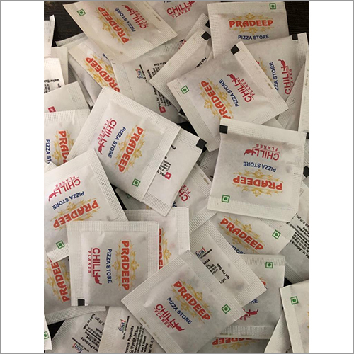 Red Customized Chilli Flakes Sachet For Restaurant