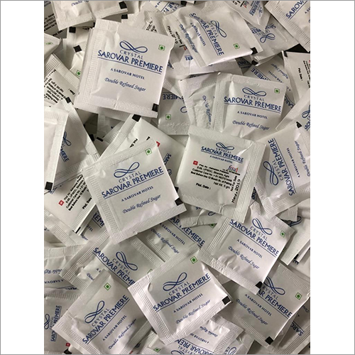 Clear Customized White Sugar Sachet For Restaurant
