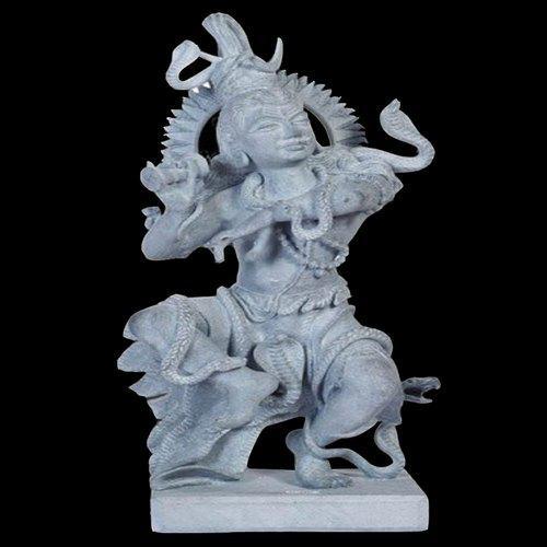 Water Resistance Black Marble Natraj Idol Statue