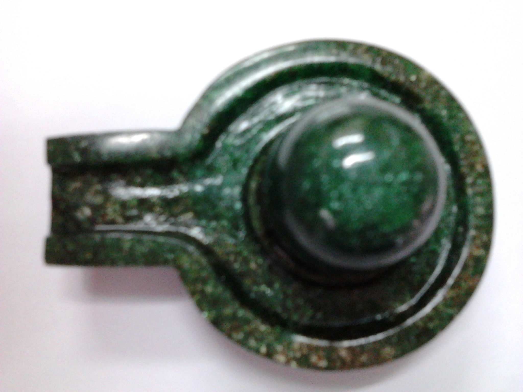 Washable Multicolor Marble Shivling Statue