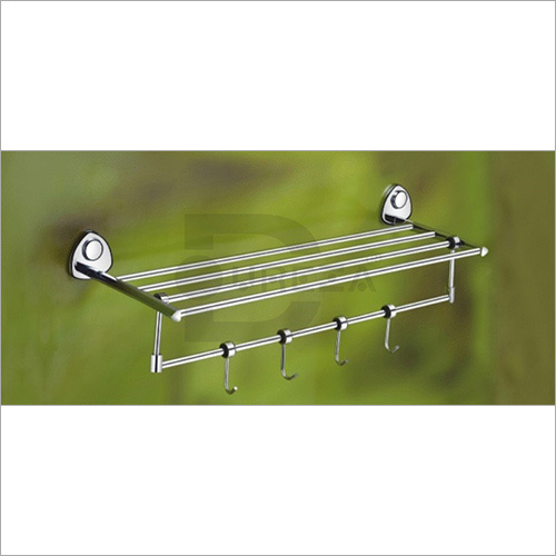 Rhine Towel Rack - Brass, 24 Inches | Chrome Polished Finish, ISO 9001:2015 Certified, Premium Design, Superior Quality & Performance