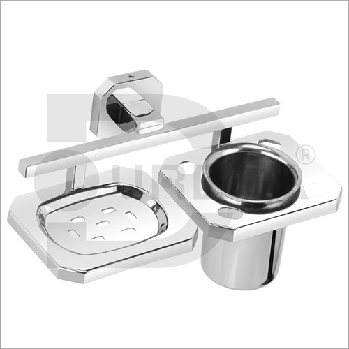 Soap Dish With Tumbler Holder - Premium Ceramic, Elegant Design | Superior Quality & Performance