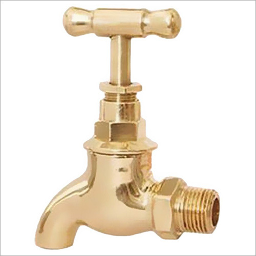 Handlechrome Plated Brass Wall Mounted Project Bib Cock