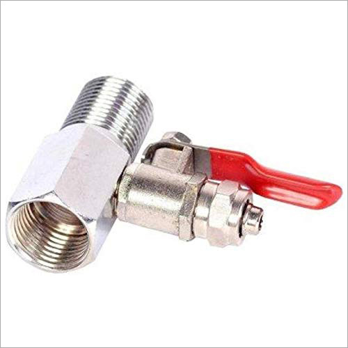 RO Filter Valve Set - Brass Material, Chrome Plated Finish | Wall Mounted with Screw and Grips, Dureza Brand, ISO 9001:2015 Certified