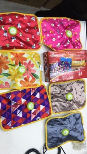 Electric Hot Water Bag - PVC Material, 1 Liter Size, Rectangle Shape, 240V Voltage | Recommended For Men and Women