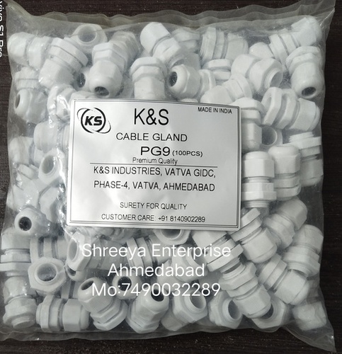 Gland Pg9 Application: Textile/ Packaging/phama Industries/automation