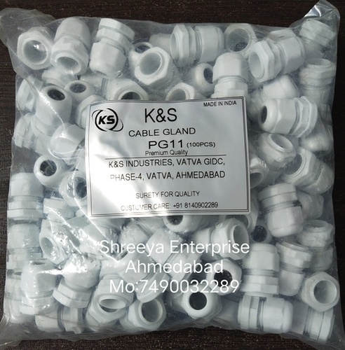 Gland Pg11 Application: Textile/ Packaging/Phama Industries/Automation