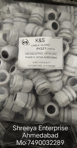 Gland Pg21 Application: Textile/ Packaging/Phama Industries/Automation