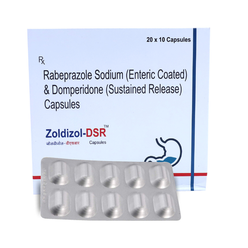 Rabeprazole Sodium Enteric Coated And Domperidone Sustained Release Capsules Recommended For: As Per Doctor Recommendation