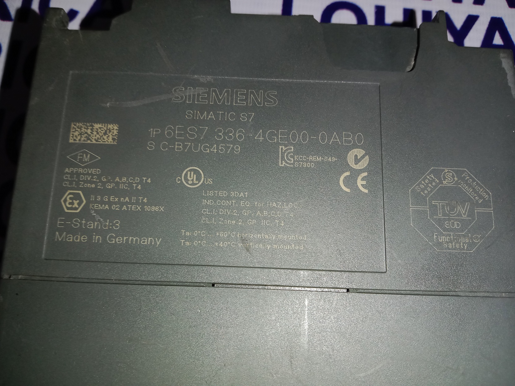 Siemens Analog Input Module 6es7 336-4ge00-0ab0