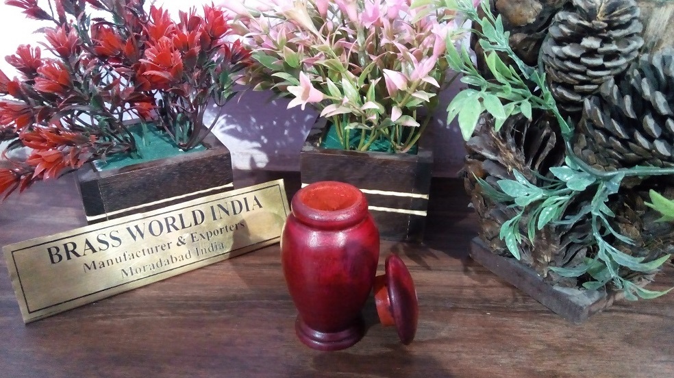 All Style Of Wooden Urn By Brassworld India