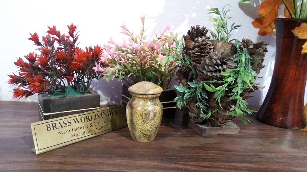 All Style Of Wooden Urn By Brassworld India