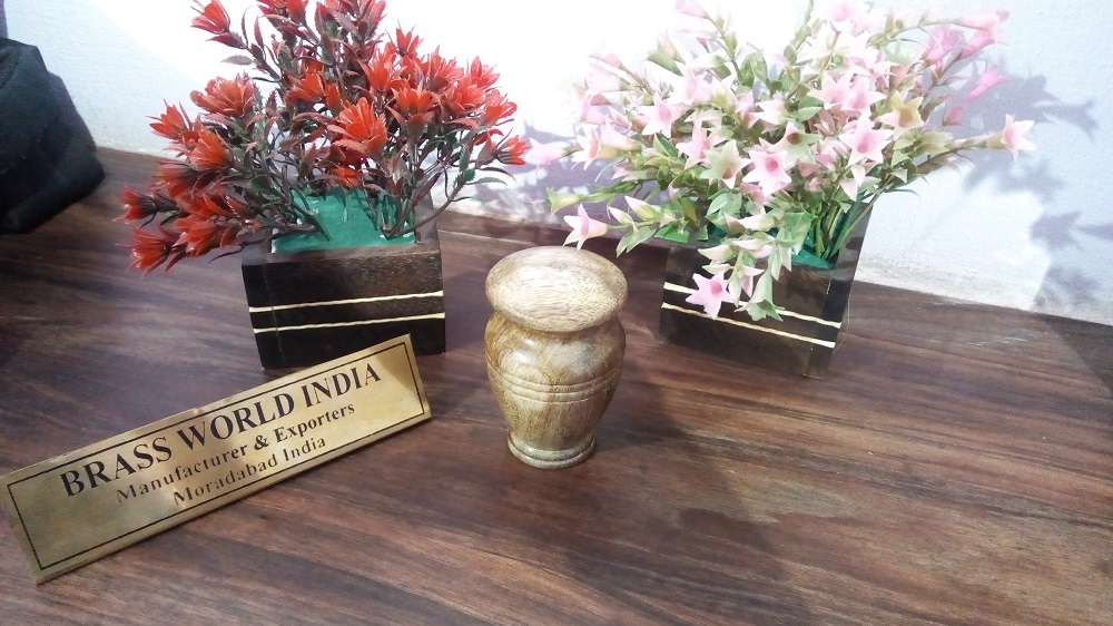 Wood Shining Keepsake Cremation Urn Funeral Supplies