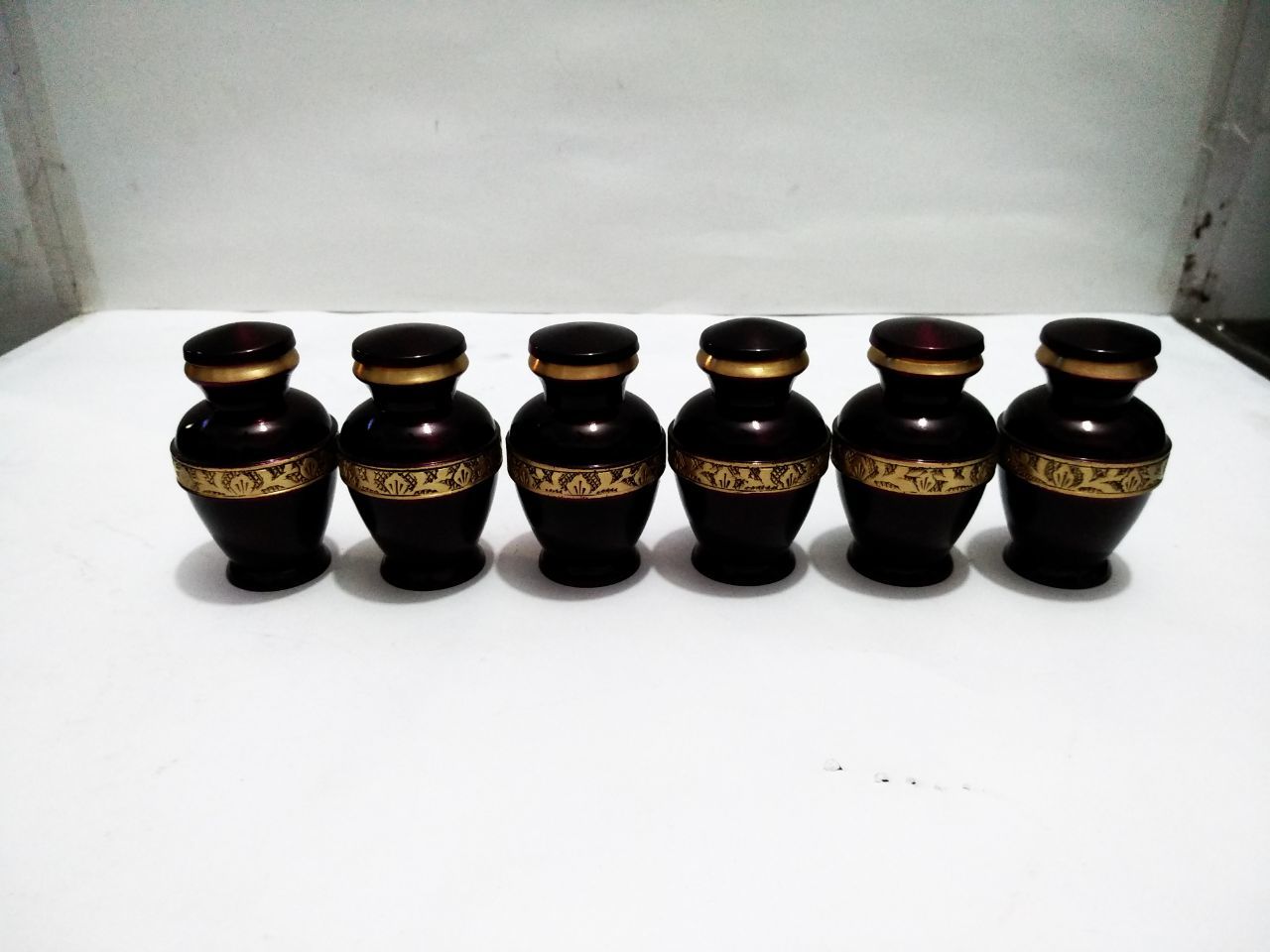 Brass Tear Drop Silver Keepsake Urn Funeral Supplies