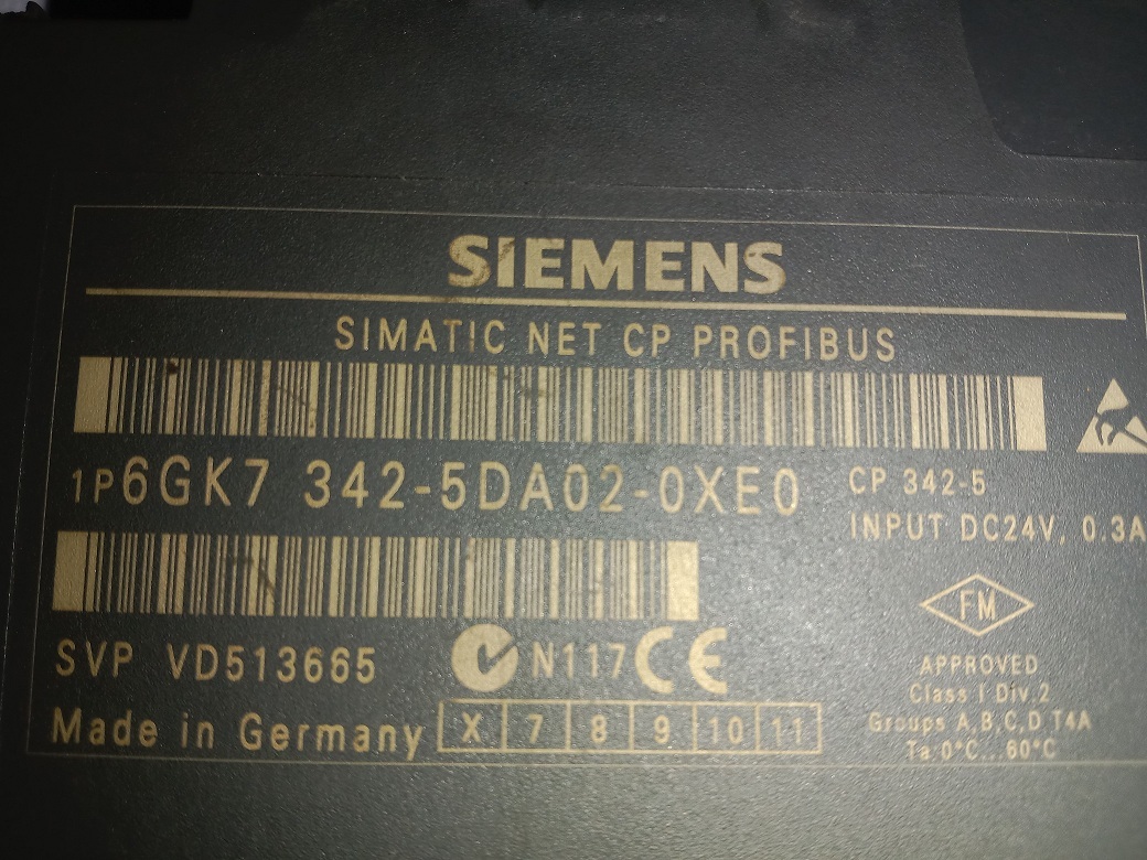 Siemens Analog Input Module 6gk7 342-5da02-0xe0