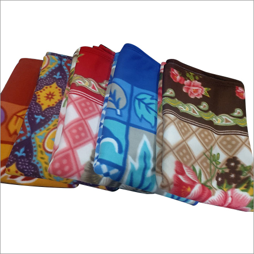 Polar Blanket - Striped Multicolor Design | Soft Floral Patterns For All Ages, Perfect For Home Use