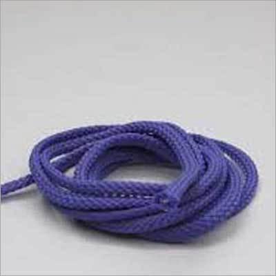 Single Blue Colour Twisted Rope - Round Shape | Ideal for Garment Applications, Versatile Use in Fashion and Textile Industries