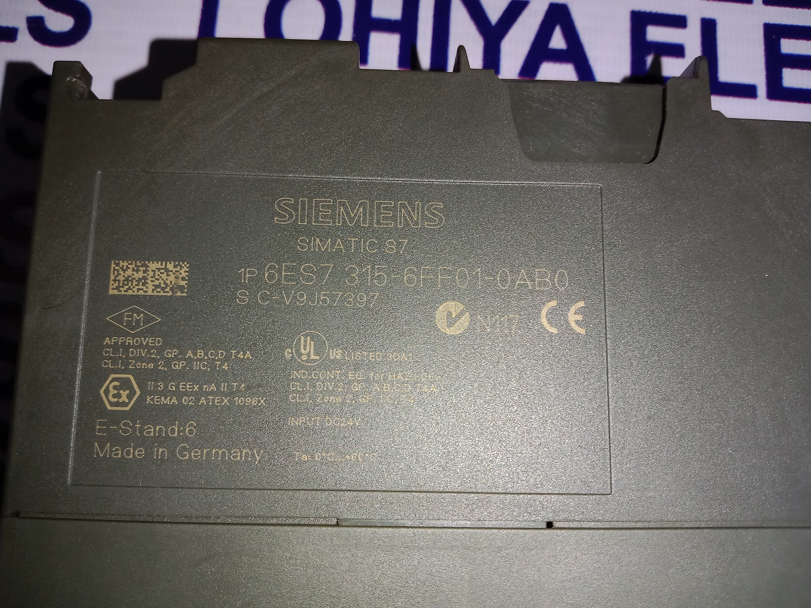 Siemens Controler Cpu 6es7 315-6ff01-0ab0