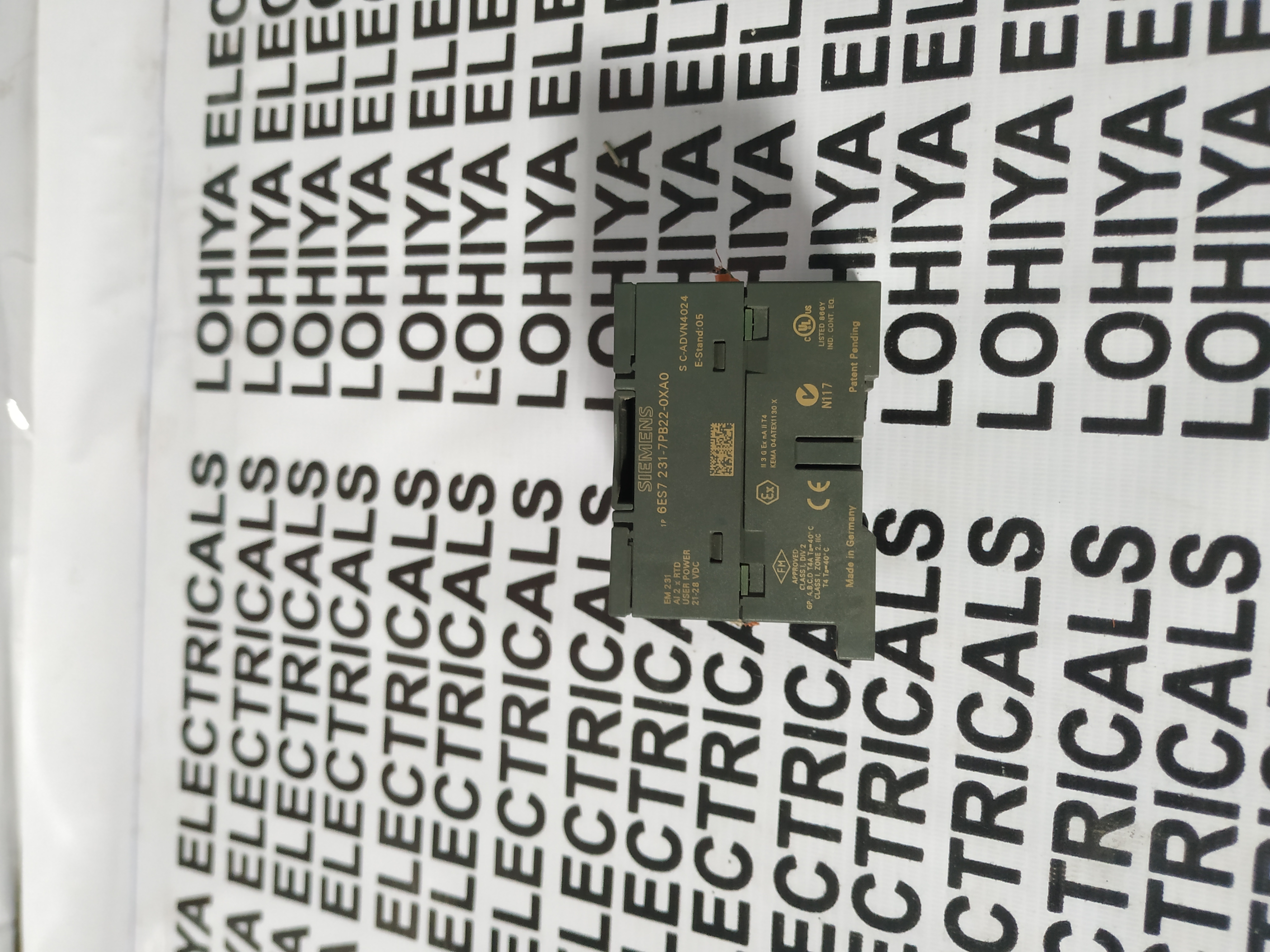 Siemens S7-200 6es7 231-7pb22-0xa0 Analog Input Em 231