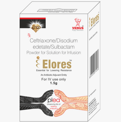 एलोरेस सेफ्ट्रिएक्सोन/डिसोडियम एडेटेट/सुल्बैक्टम इंजेक्शन
