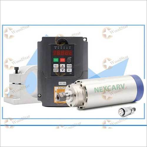 व्हाइट 1.5kw एयर कूल्ड स्पिंडल Vfd स्पिंडल ब्रैकेट