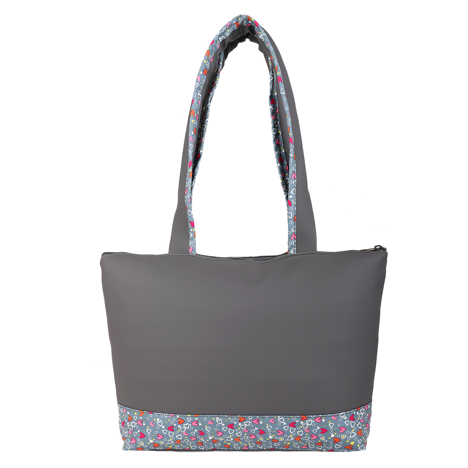 Ladies Bag - Pu Material, Customized Size, Grey Color | Stylish Design, Moisture Proof, Zipper Top Closure For Promotional Events