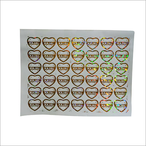 Self Name Hologram Adhesive Sticker