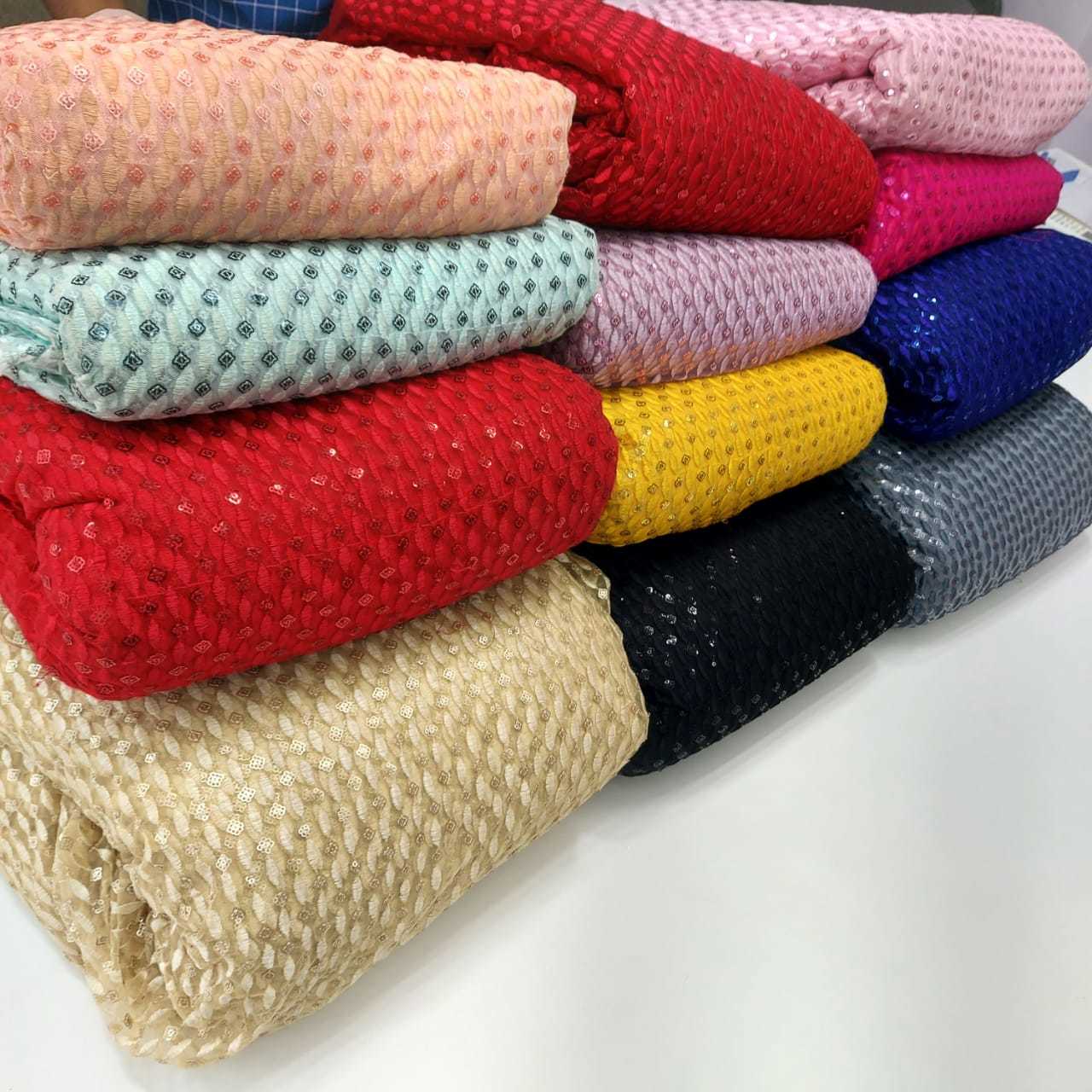 Net Tone To Tone Thread Work With Sequence Fabric