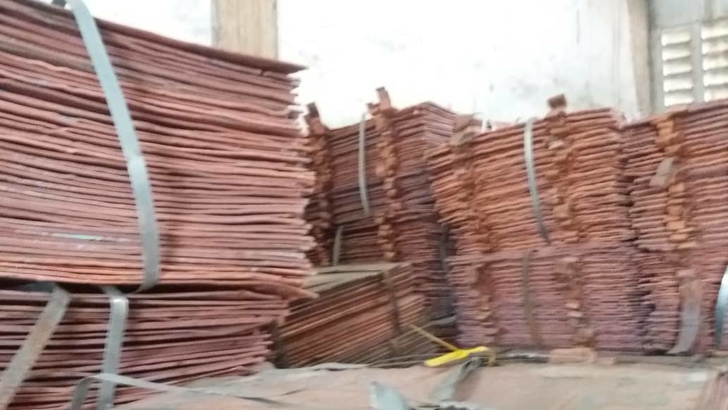 Copper Cathodes - Color: Brown
