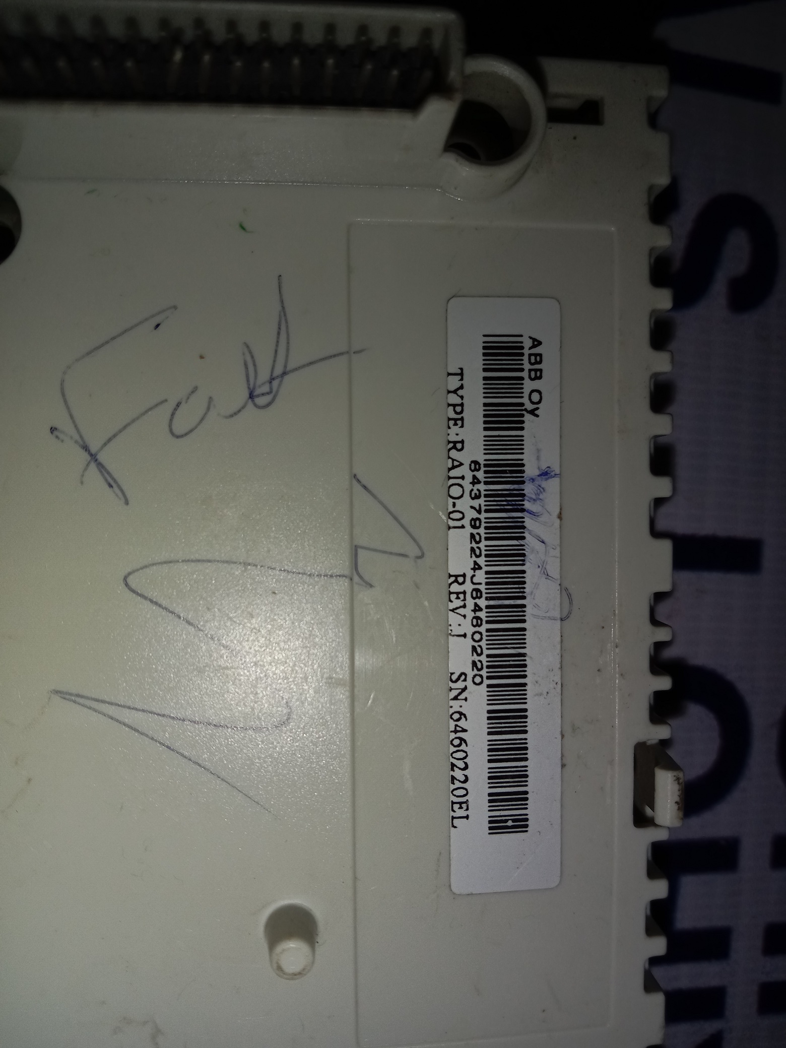 Abb Analog I/o Extension Module Raio-01