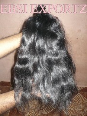 लहरदार मानव बाल एक्सटेंशन्स